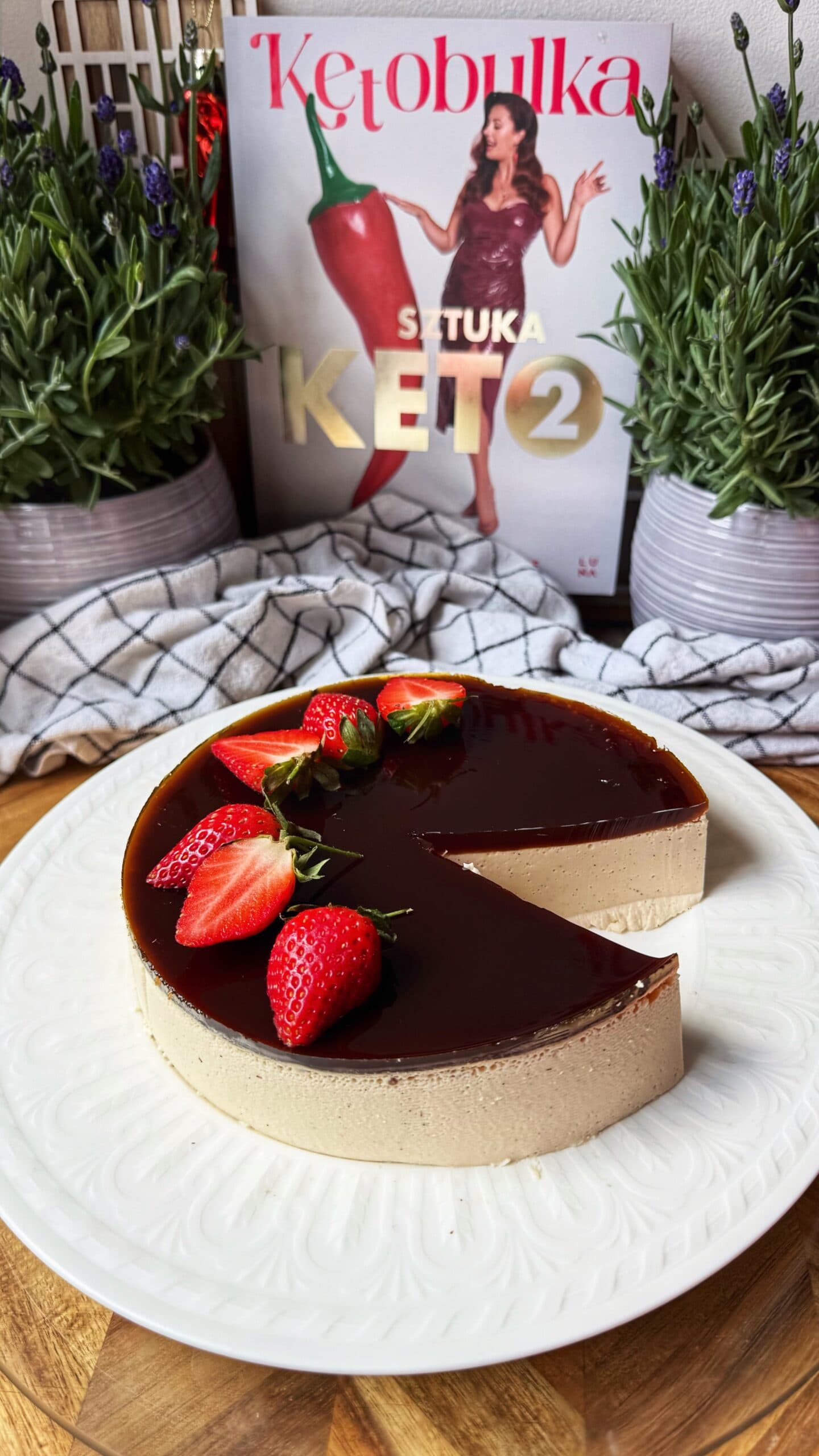 Sernik kawowy i tylko 52kcal w porcji‼️