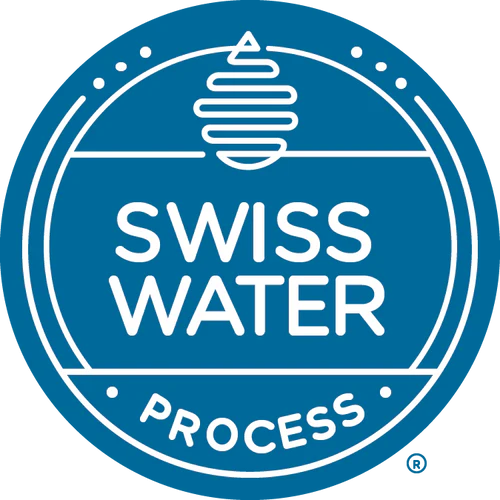 Certyfikat naturalnego procesu dekofeinizacji Swiss Water Process